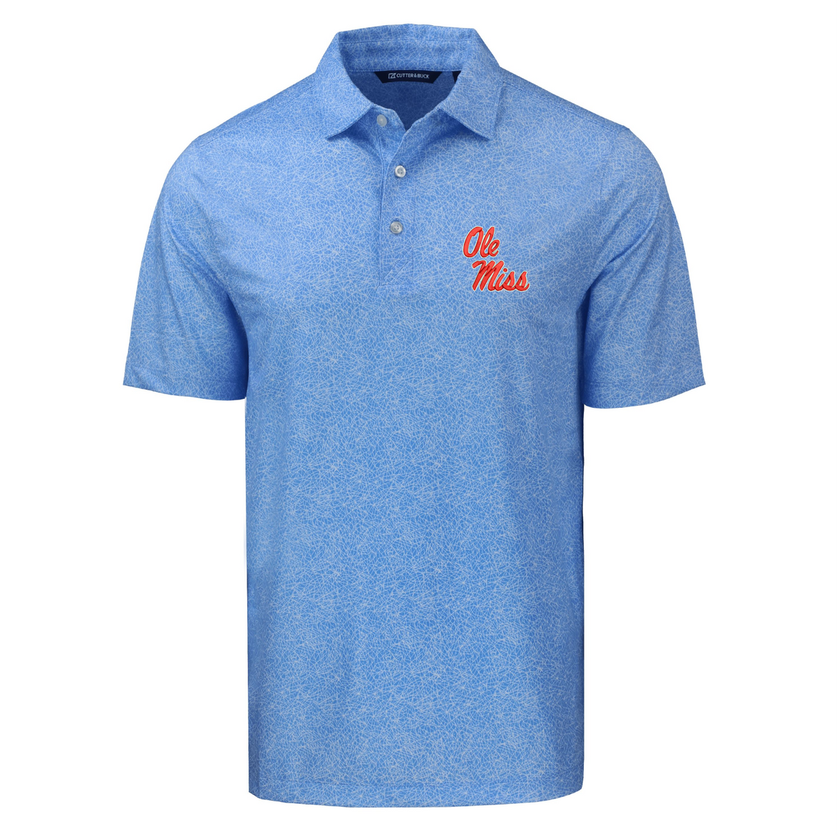 Ole Miss® Cutter & Buck Polo Powder Blue TeeWhites Custom Apparel