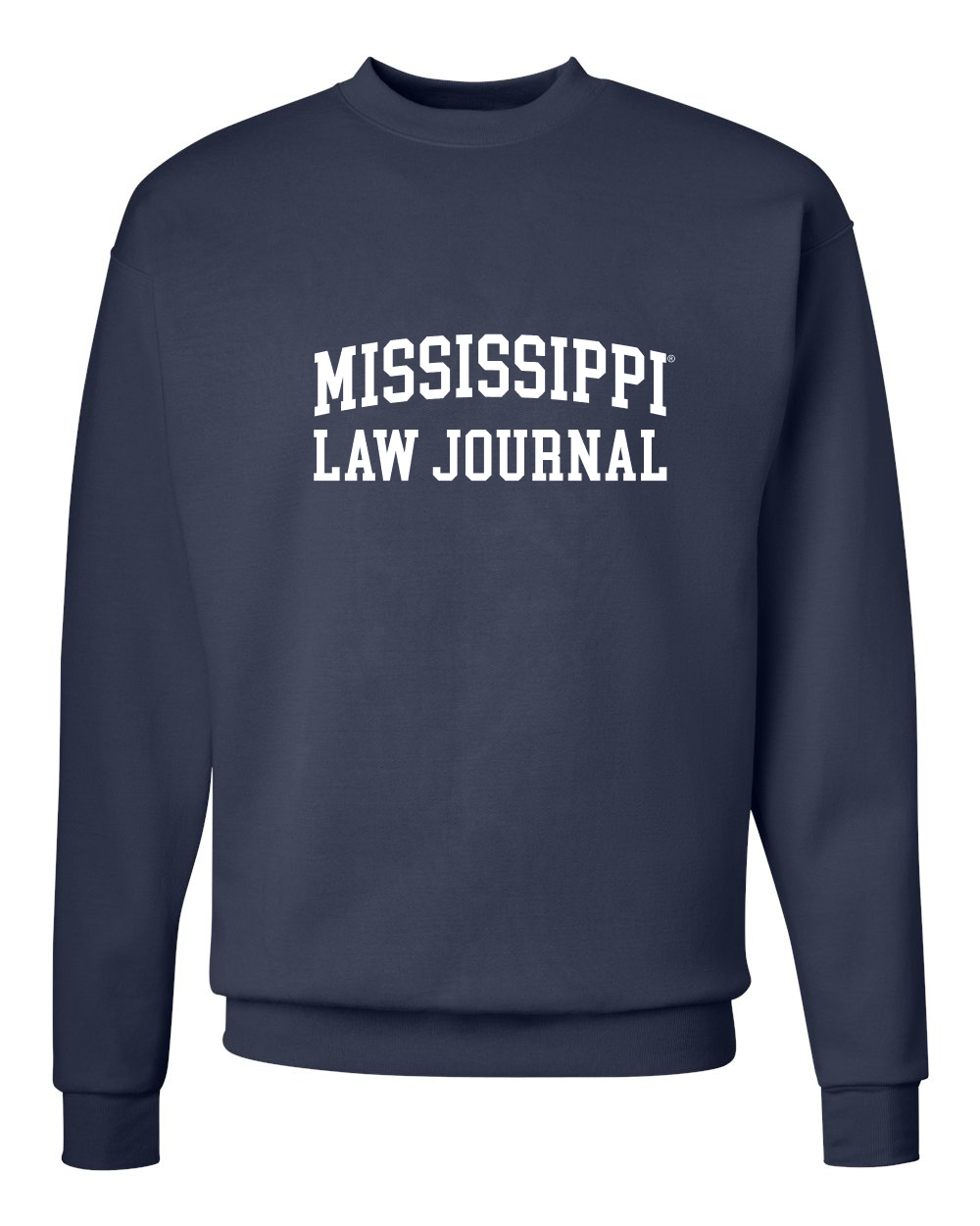 Mississippi® Law Journal Crewneck Sweatshirt | Navy