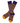 Purple and Gold Tiger Stripe Dress Socks