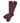 Triple Stripe Dress Socks - Maroon