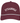 Starkville Upside Down Puff Embroidery Hat - Merlot with White Rope