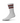 White Maroon 4 Stripe Casual Crew Socks